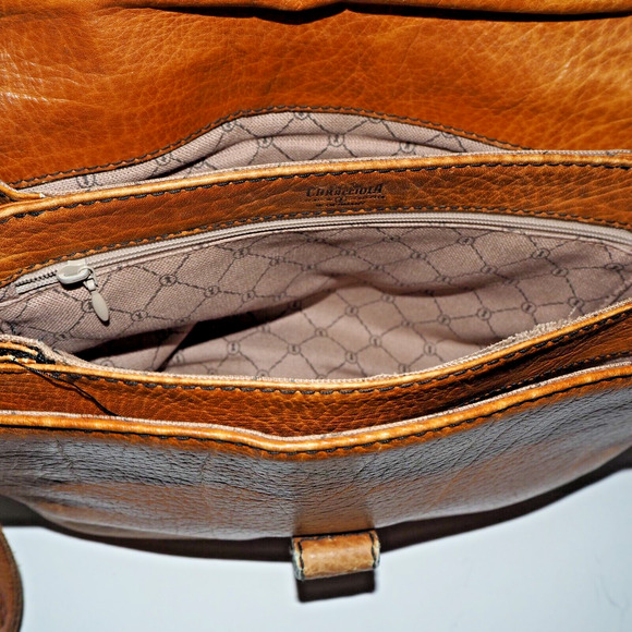 Vintage GOLDPFEIL CARACCIOLA (West Germany) Brown Leather Saddle Bag - Picture 13 of 16